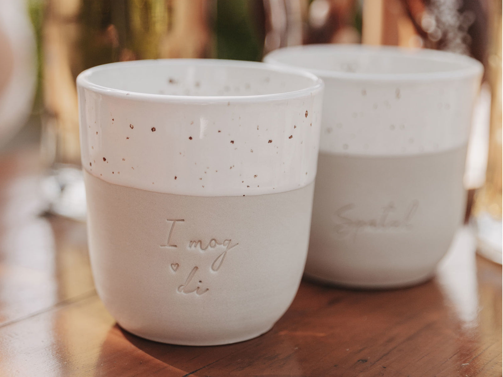 Eulenschnitt Becher I mog di beige 0,32l Lifestyle 4