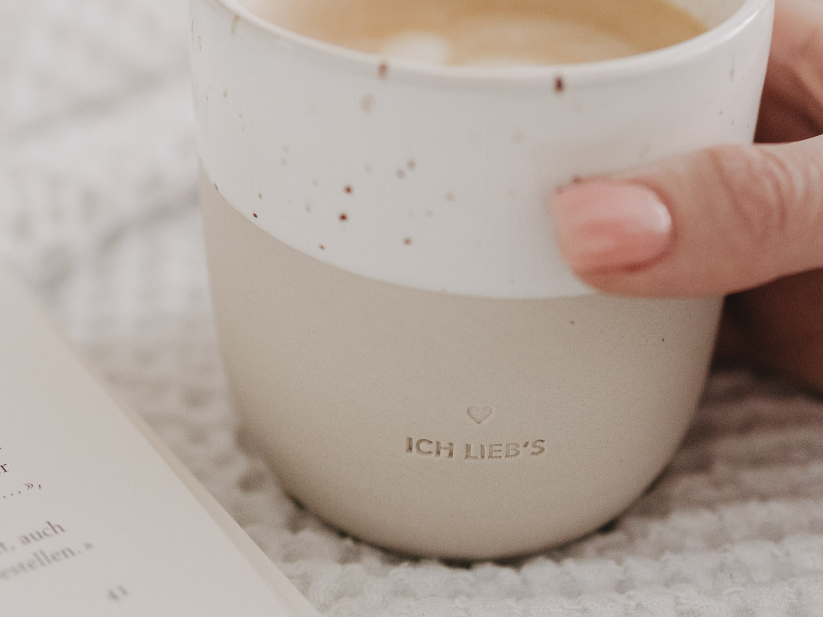 Eulenschnitt Becher Ich lieb's beige 0,32l - Produktbild 6