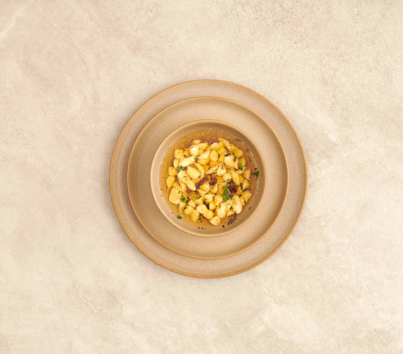 ASA Selection Saisons Speiseteller almond 26,5 cm Set6 Lifestyle