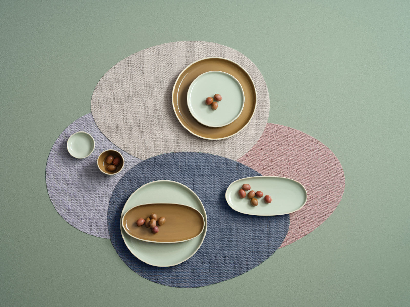 ASA arrondi Tischset oatmeal 45x35cm Lifestyle 2