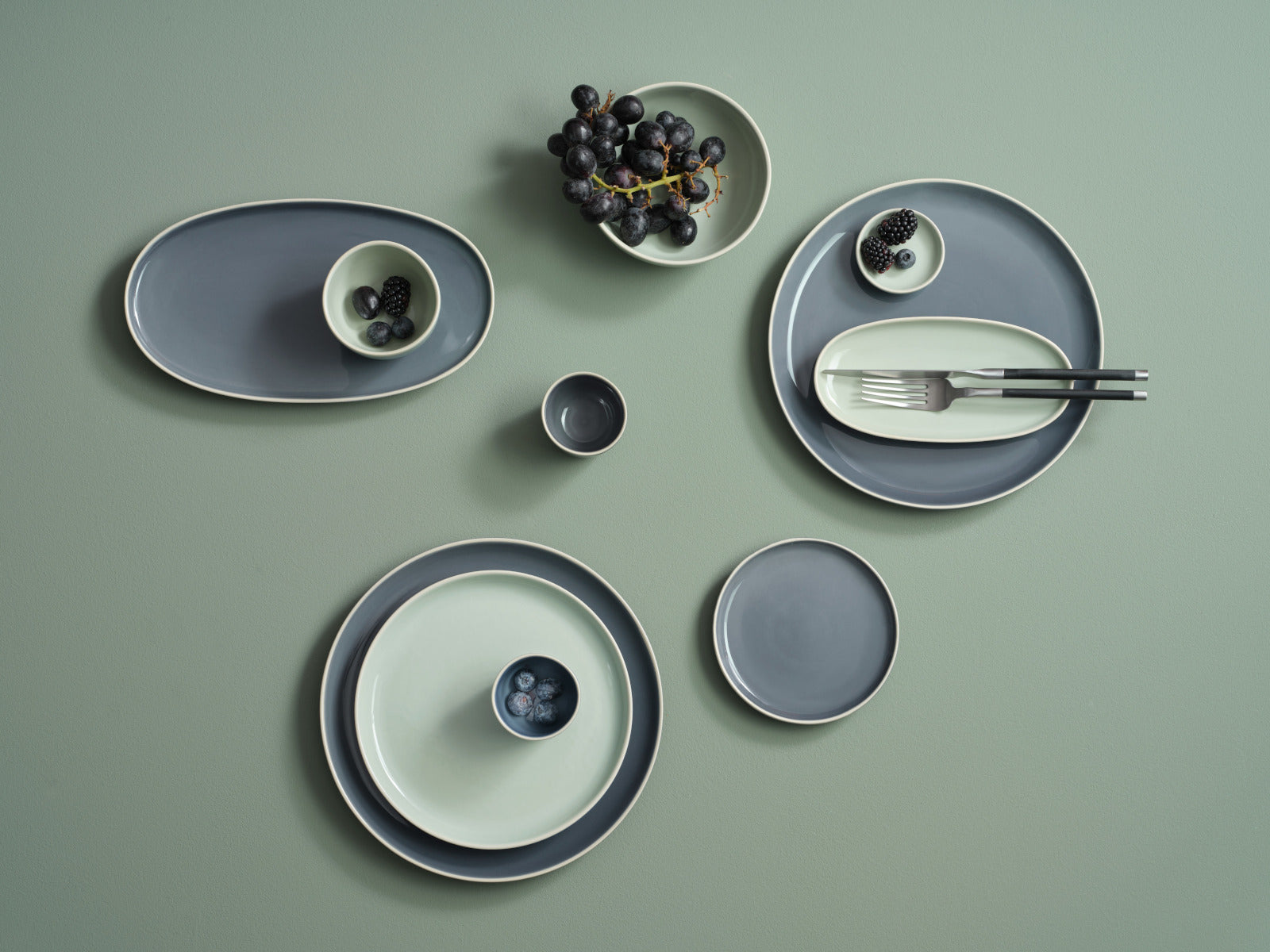 ASA semana Aperitifteller oval herb 20x10x2,2cm Lifestyle 3