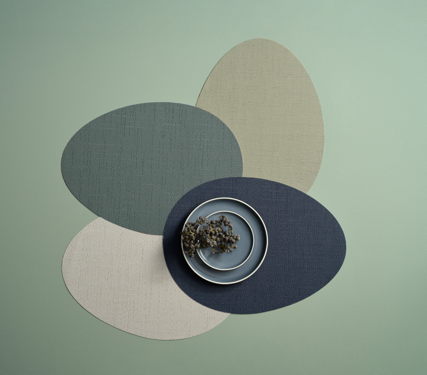 ASA arrondi Tischset jade 45x35cm Lifestyle 3