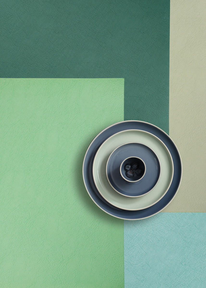 ASA vegan leather Tischset clay 46x33cm Lifestyle  