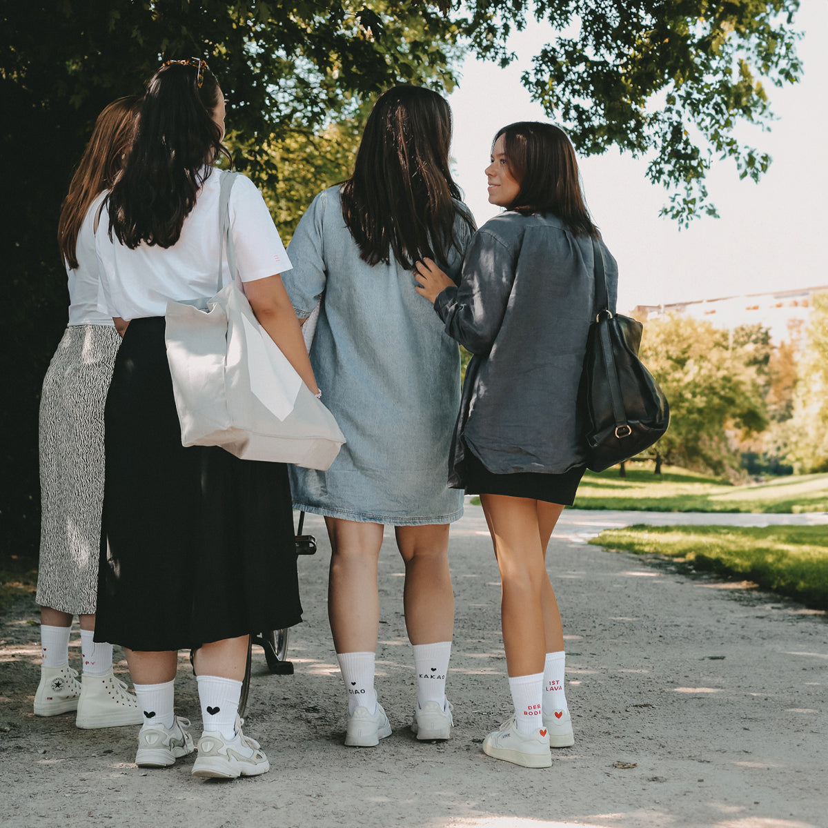 Eulenschnitt Socken be happy weiß M Gr.39-42 Lifestyle 5