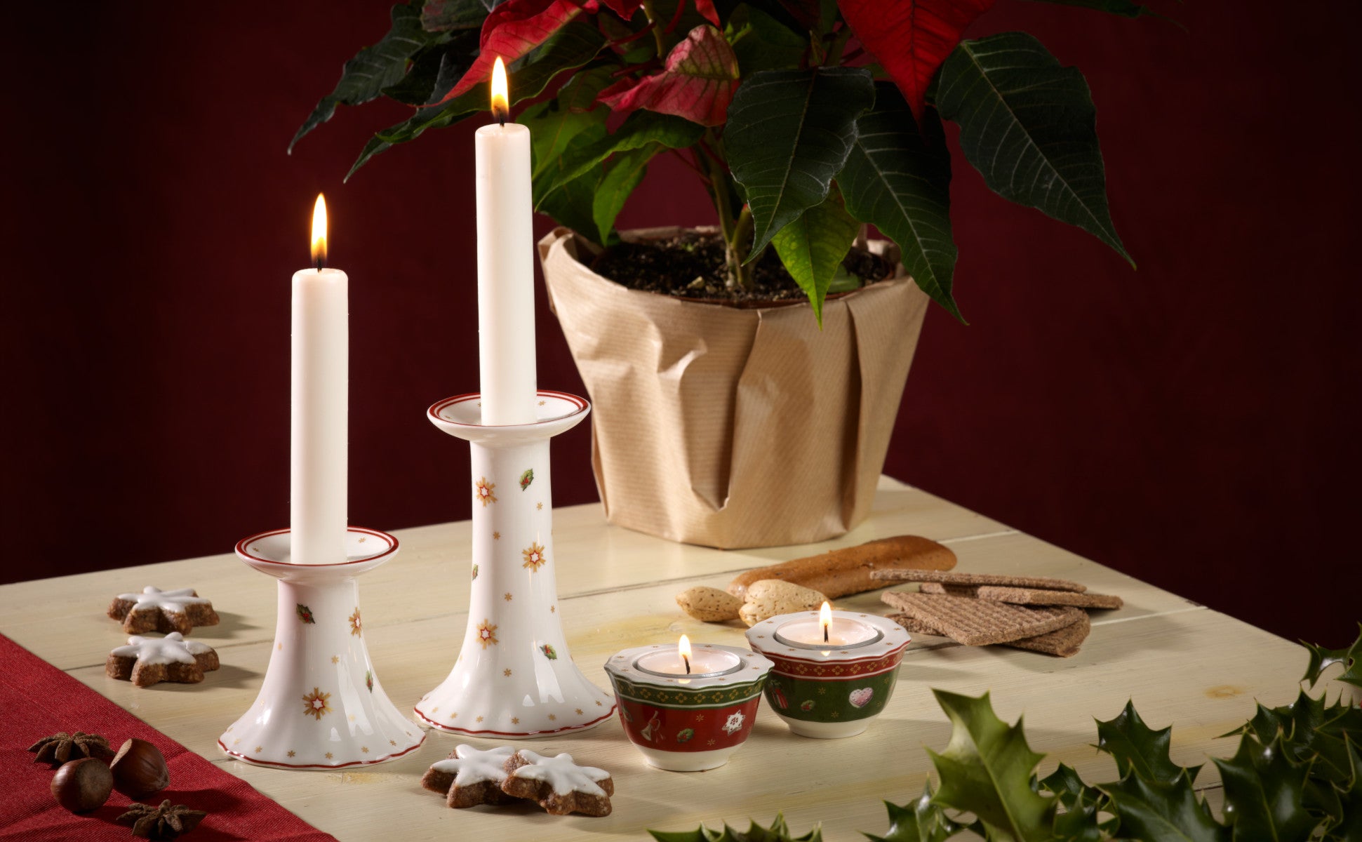 Villeroy & Boch Toy's Delight Teelichthalter rot Lifestyle 1