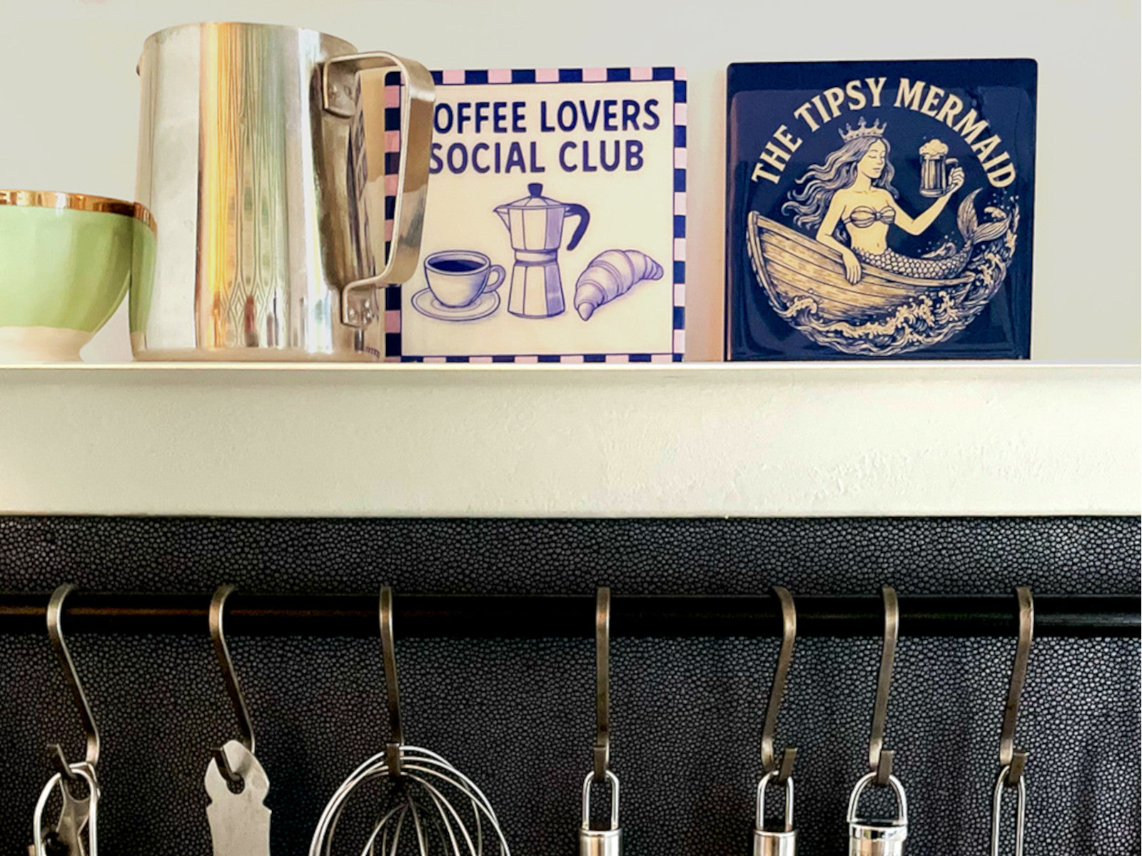 Love Tiles Untersetzer Mums Club rosa 11x11cm Lifestyle 2