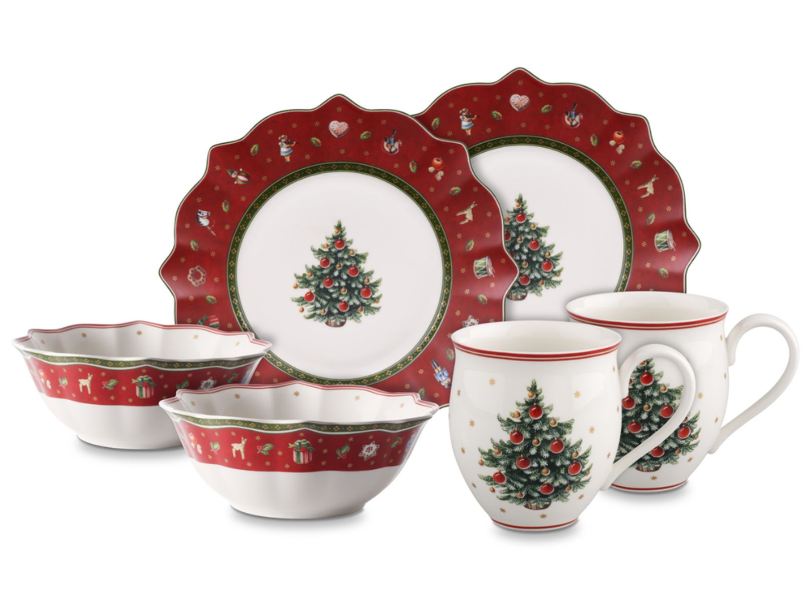 Villeroy & Boch Toy's Delight Breakfast for 2 rot, Set 6tlg.