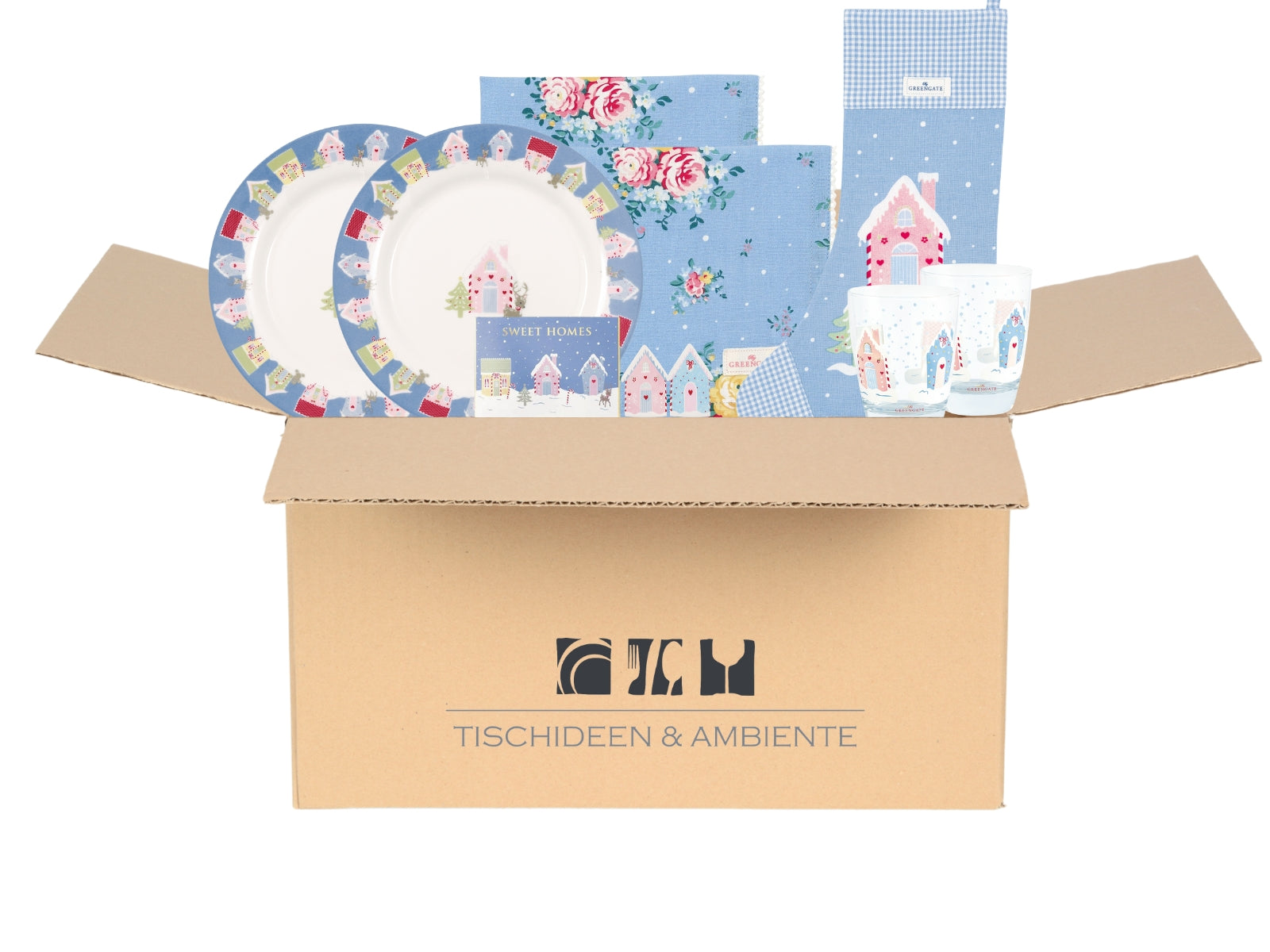 Greengate Geschenkbox Laura Christmas 9tlg Freisteller