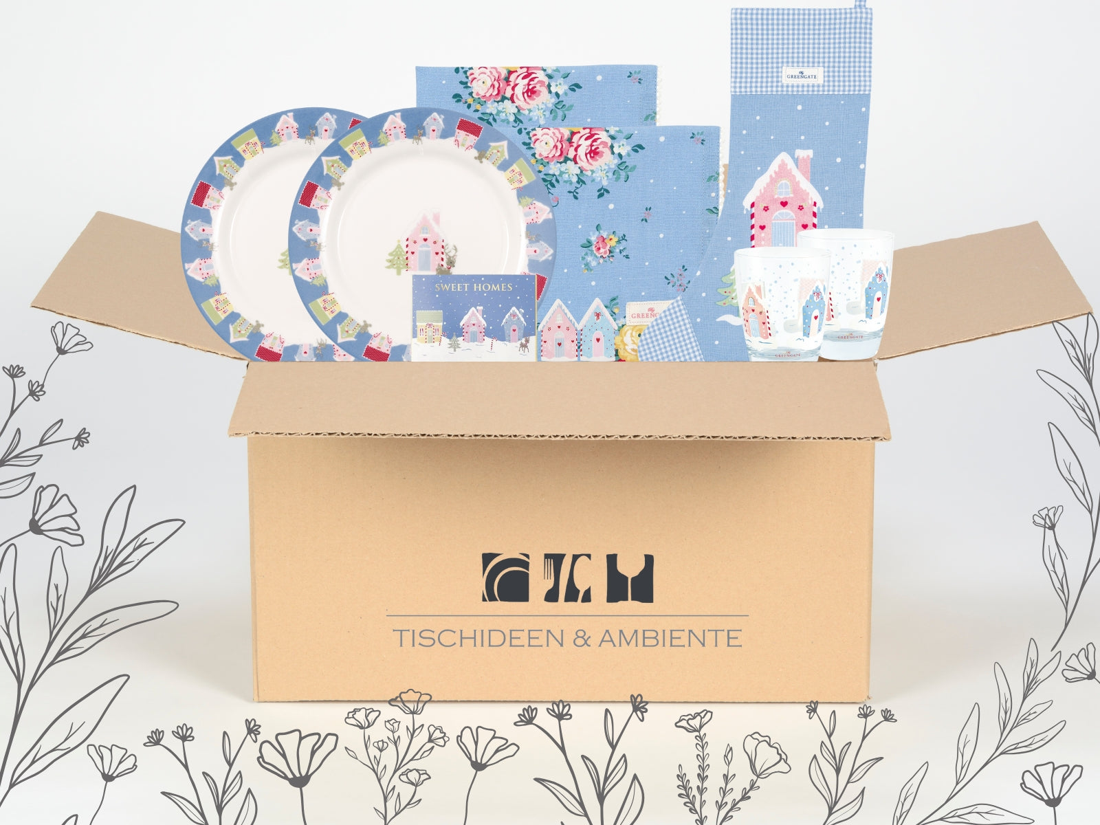 Greengate Geschenkbox Laura Christmas 9tlg Lifestyle 1