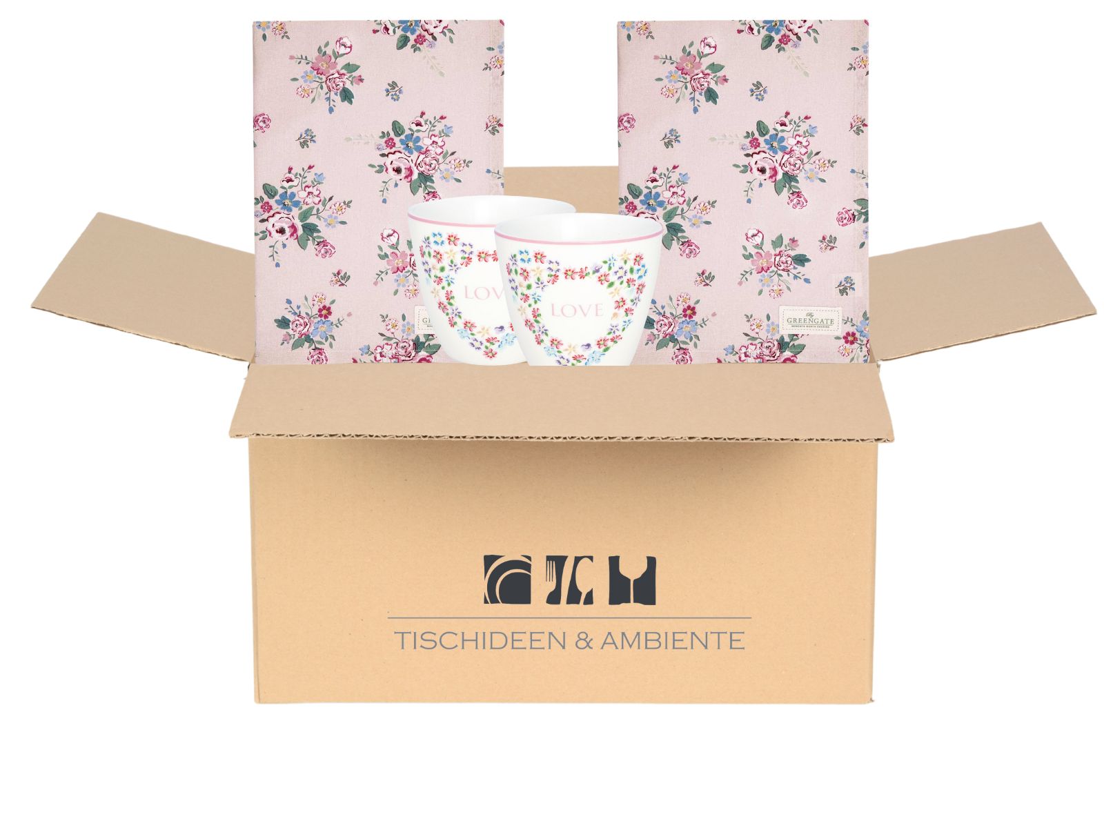 4262532590640 Greengate Geschenkbox Love 4tlg