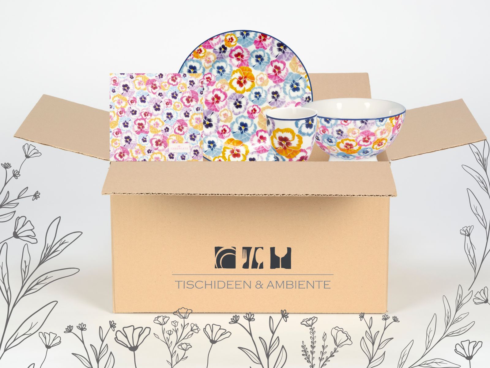  4262532590664 Greengate Geschenkbox Anine 4tlg