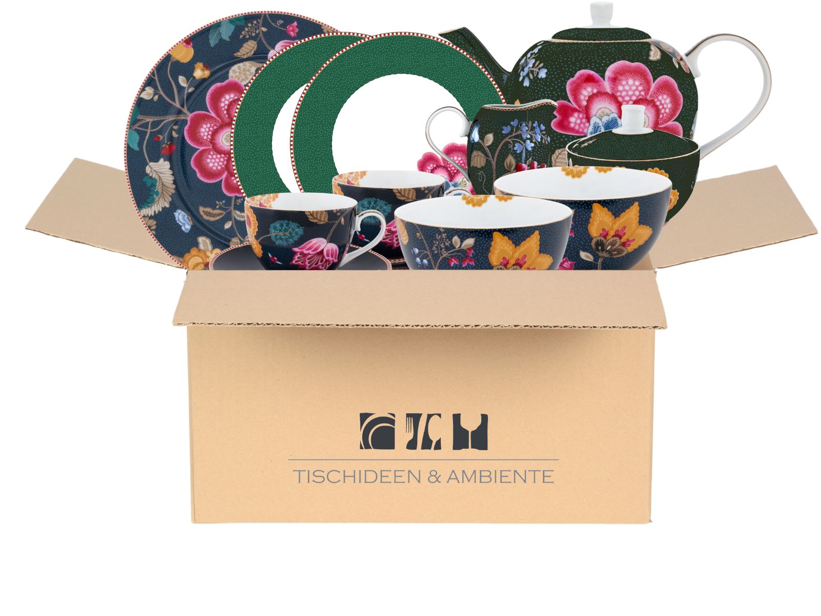 PIP STUDIO Geschenkbox Fantasy Blue & Green 10tlg