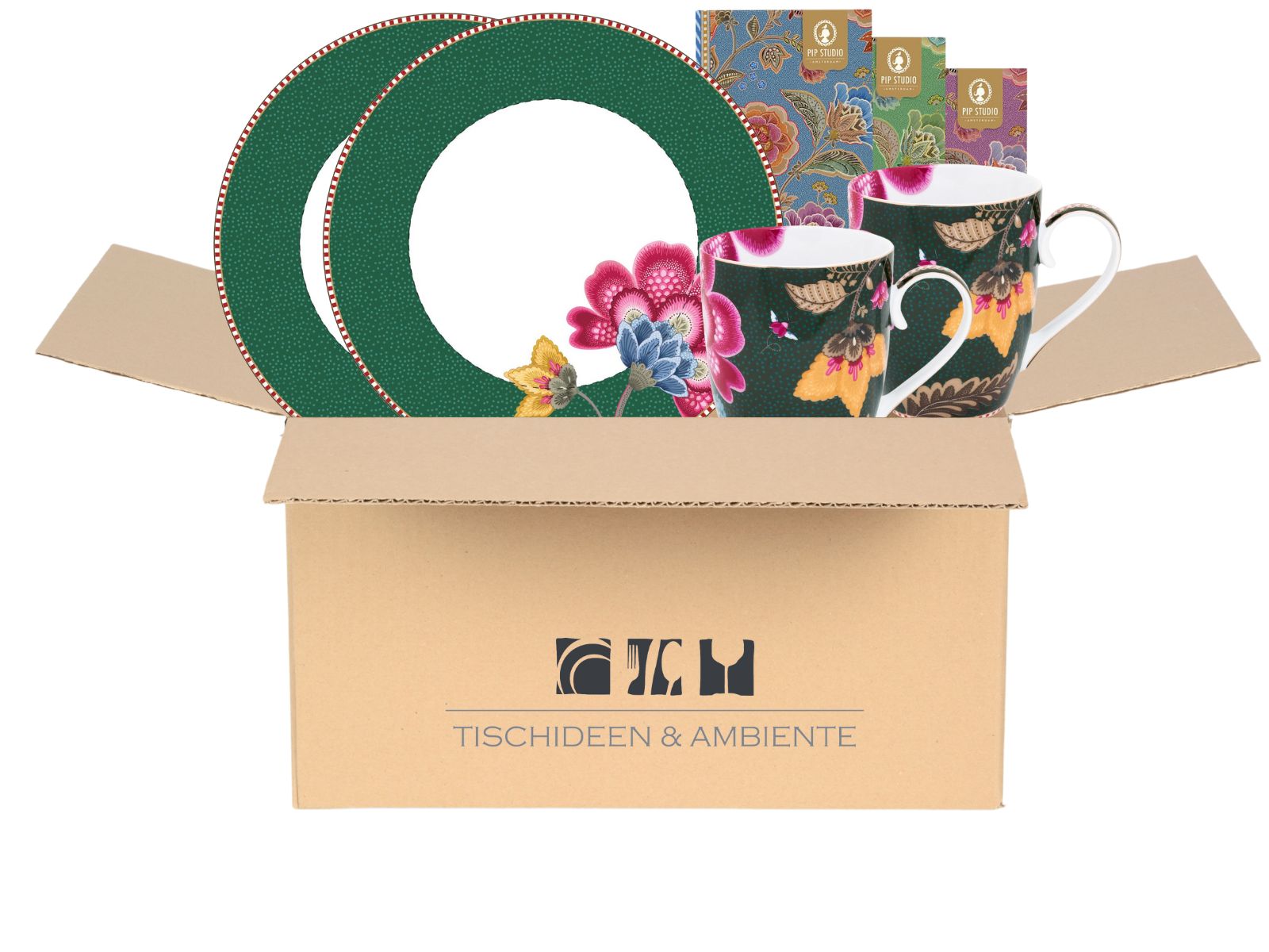 PIP STUDIO Fantasy Green Geschenkbox 4tlg