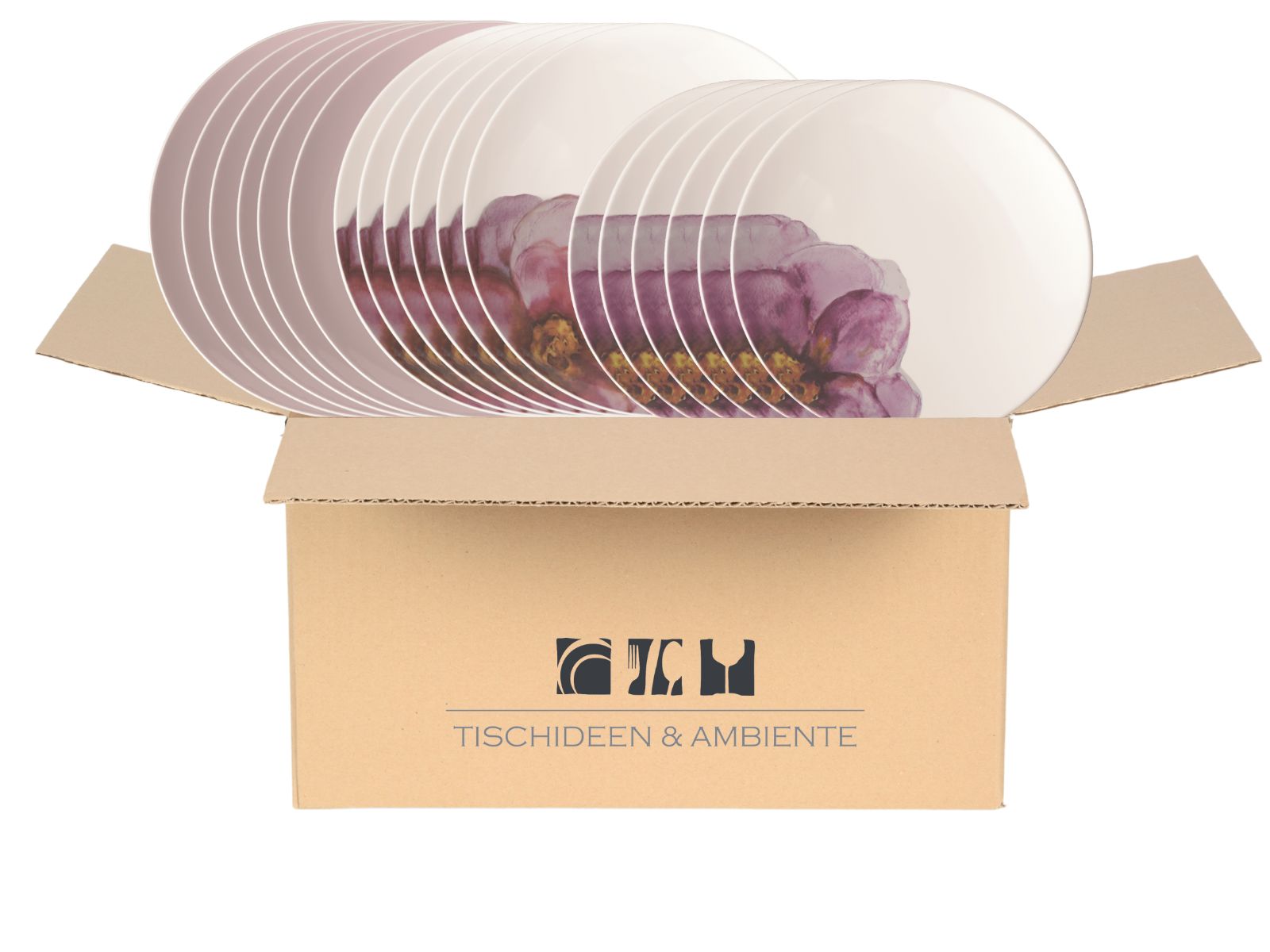 Villeroy & Boch Geschenkbox Rose Garden Tellerset 18tlg Freisteller 1