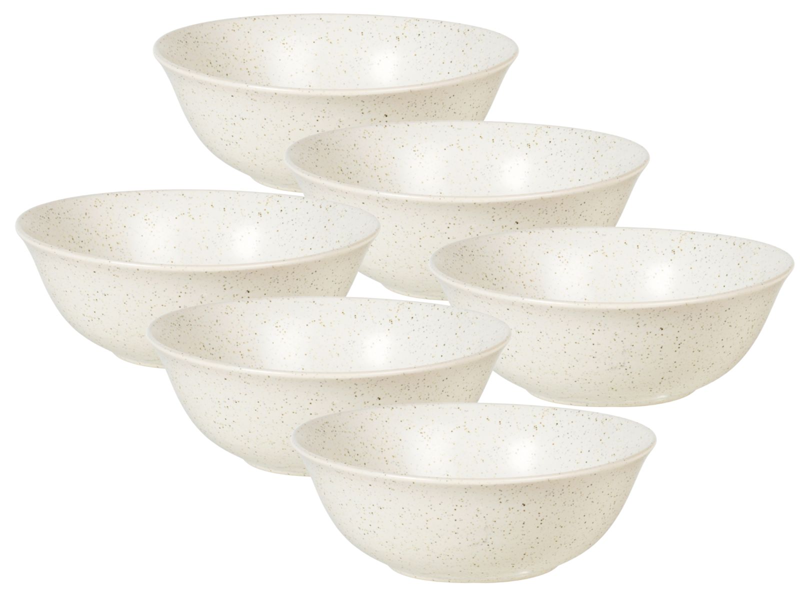 Broste Copenhagen NORDIC VANILLA Buddha Schale 21cm Set6 Freisteller
