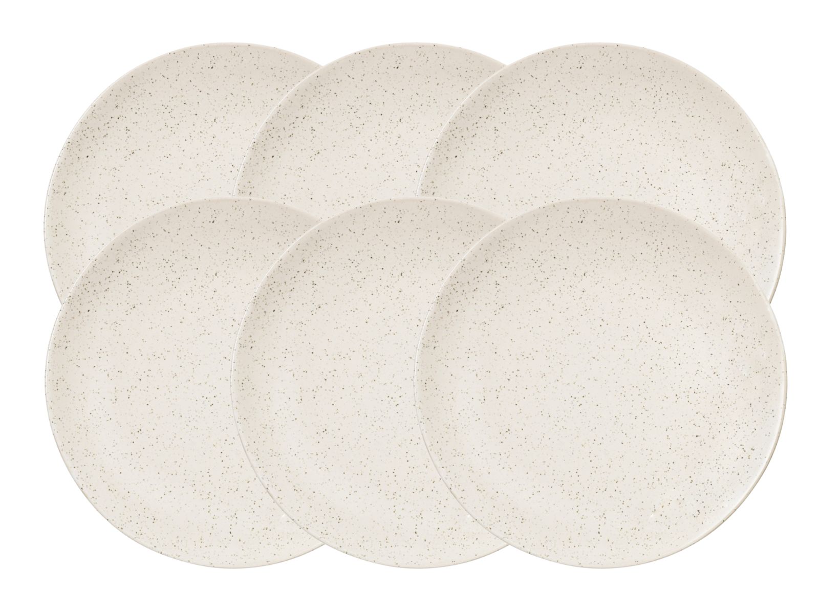 Broste Copenhagen NORDIC VANILLA Speiseteller 26cm Set6 Freisteller