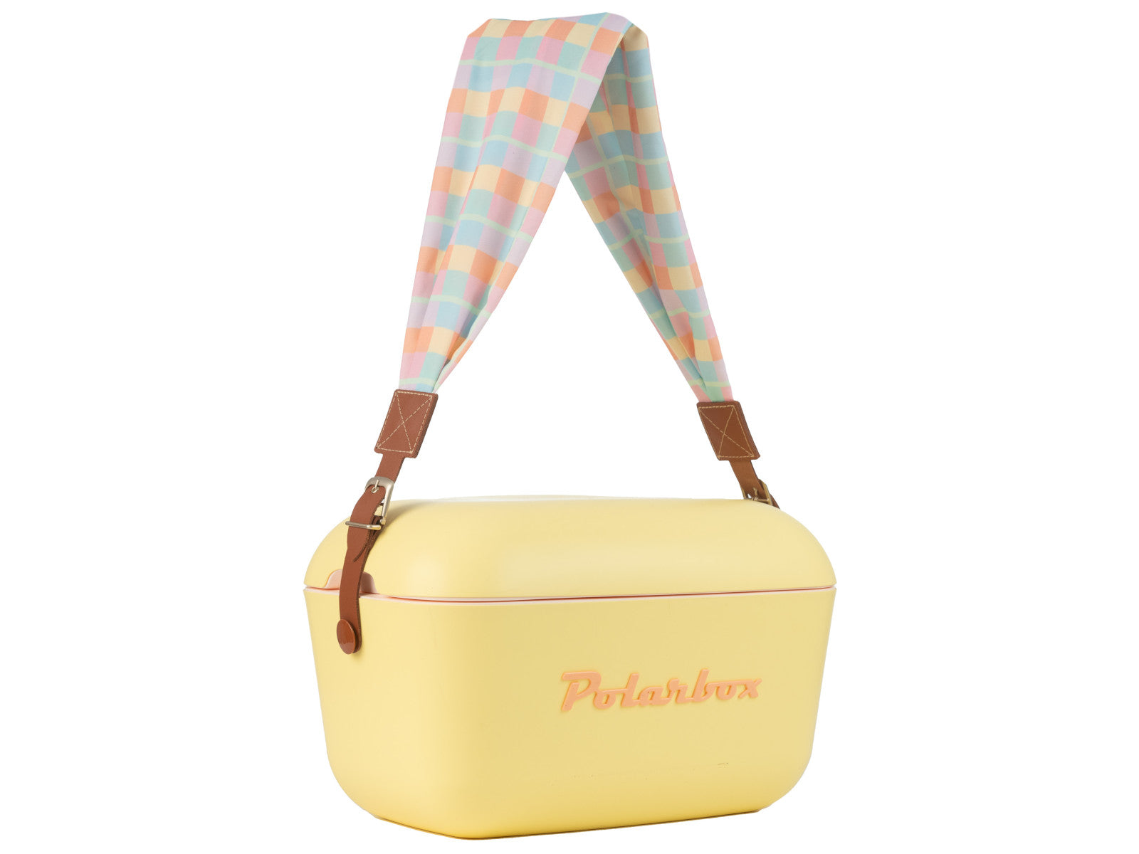 Polarbox straps vichy pop braun Freisteller 2