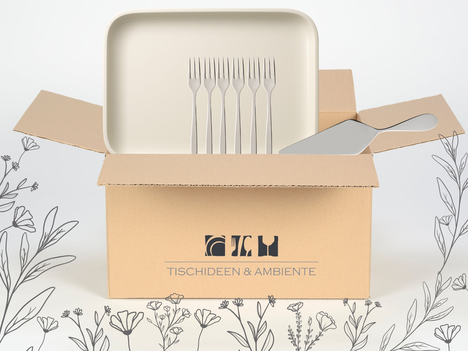 4260742719639 Villeroy & Boch Geschenkbox Kuchenset 8tlg