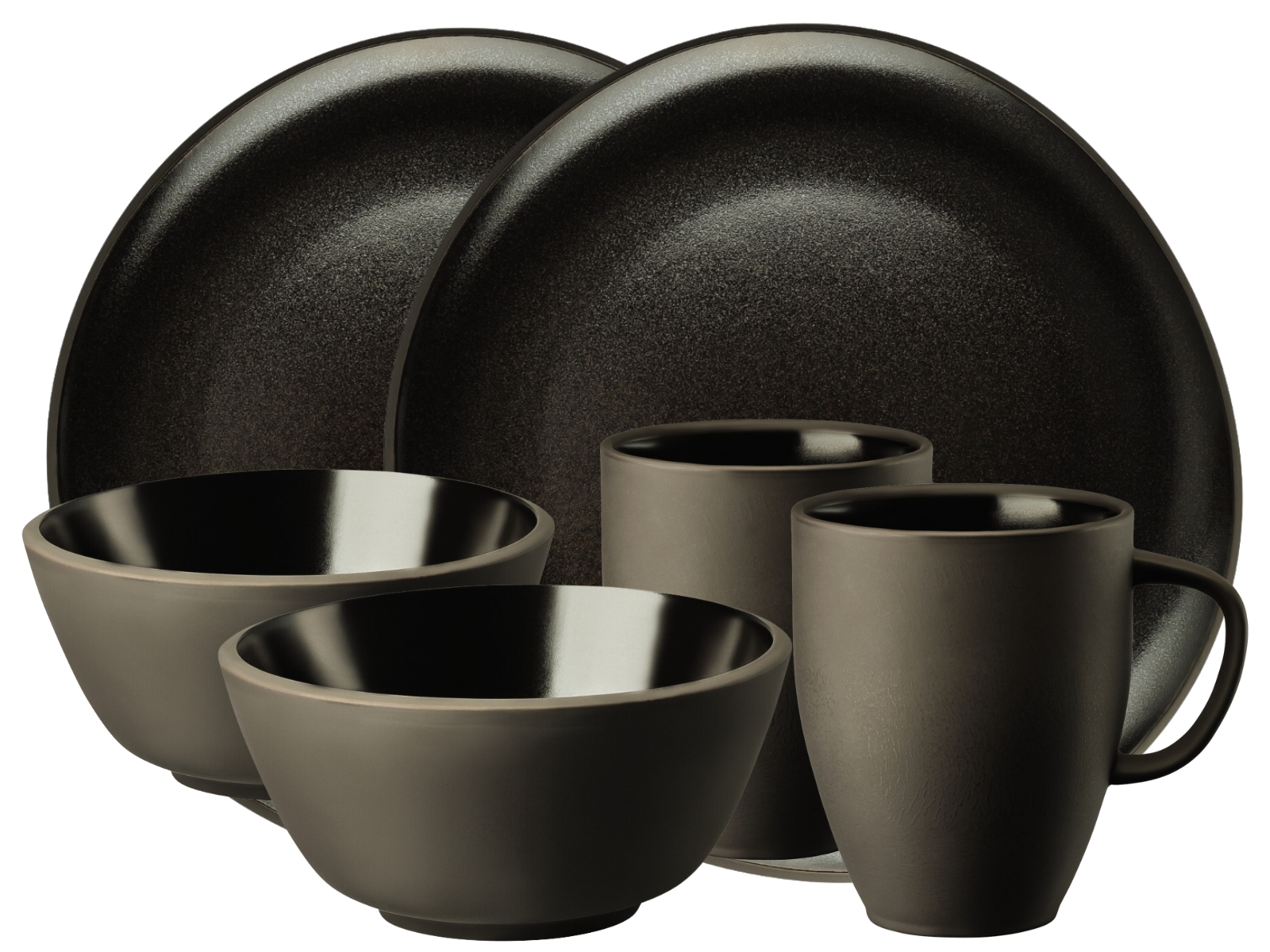 Rosenthal Junto Slate Grey Frühstücksset Set6