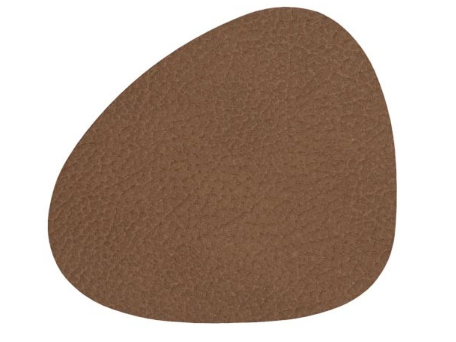 LIND DNA HIPPO Untersetzer Curve brown 11 x 13 cm