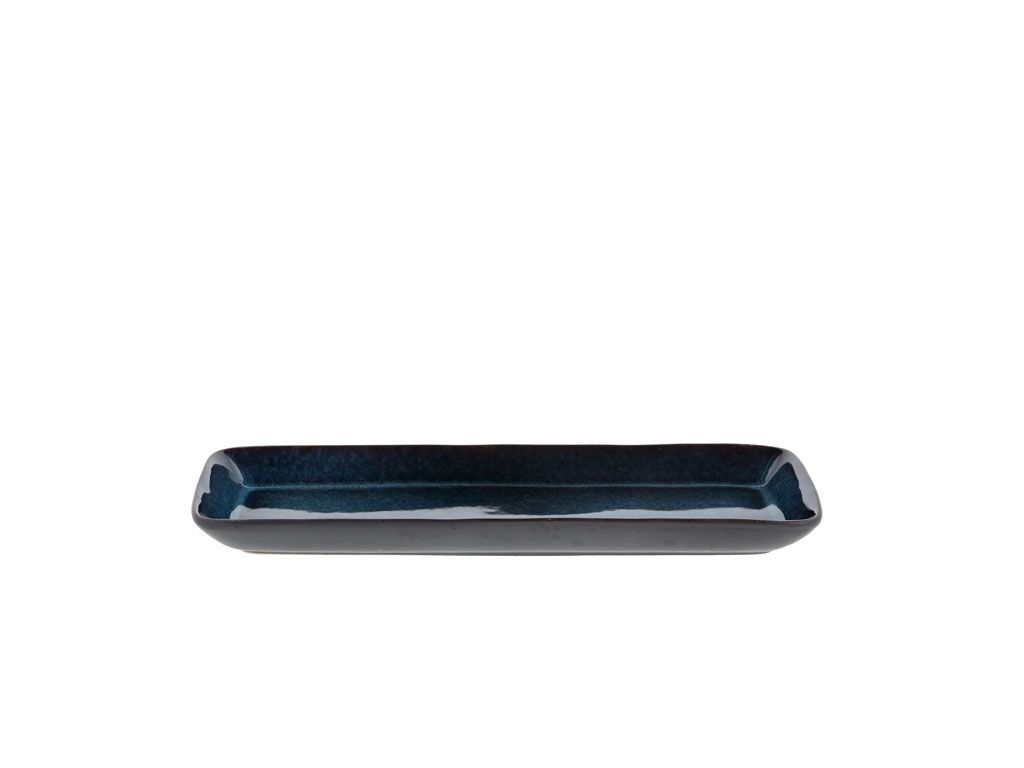 Bitz Servierplatte black/blue 38 x 14 cm