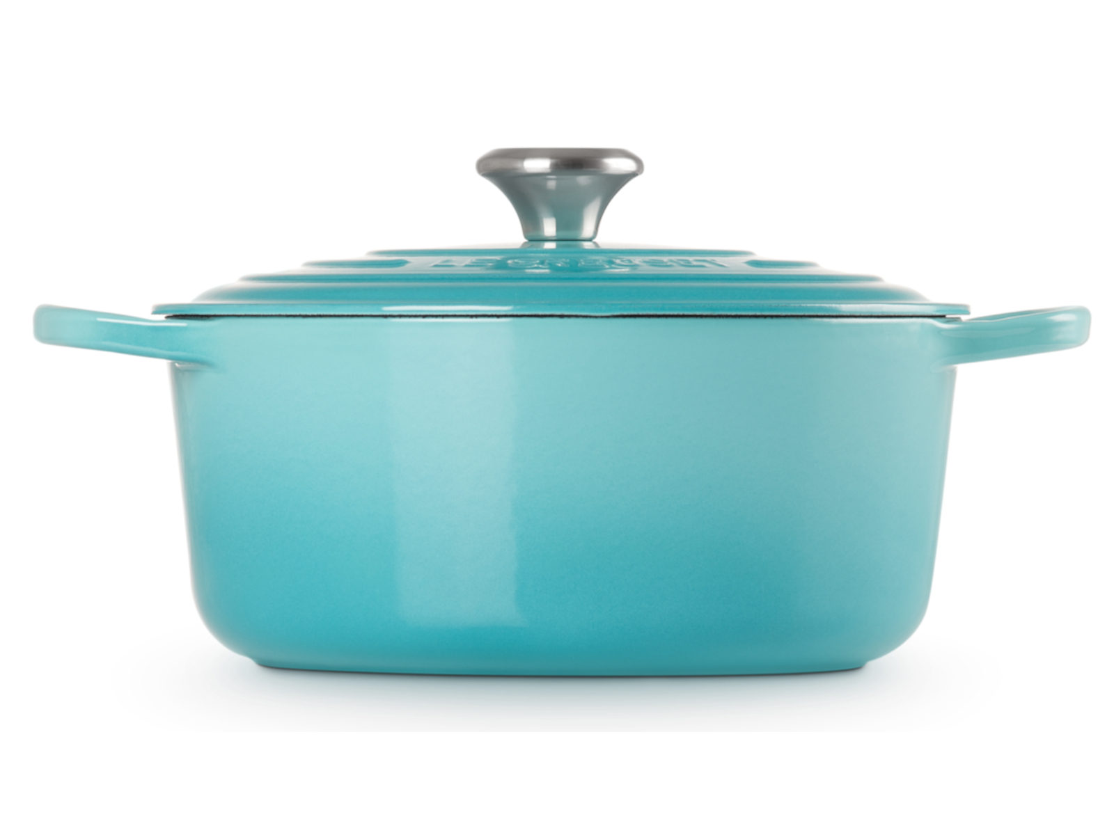 Le Creuset Bräter Signature rund karibik 26cm Freisteller 3