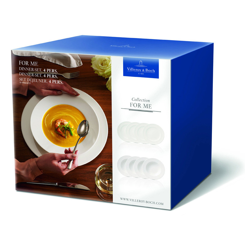 Villeroy &amp; Boch For Me Dinner-Set 4 Personen