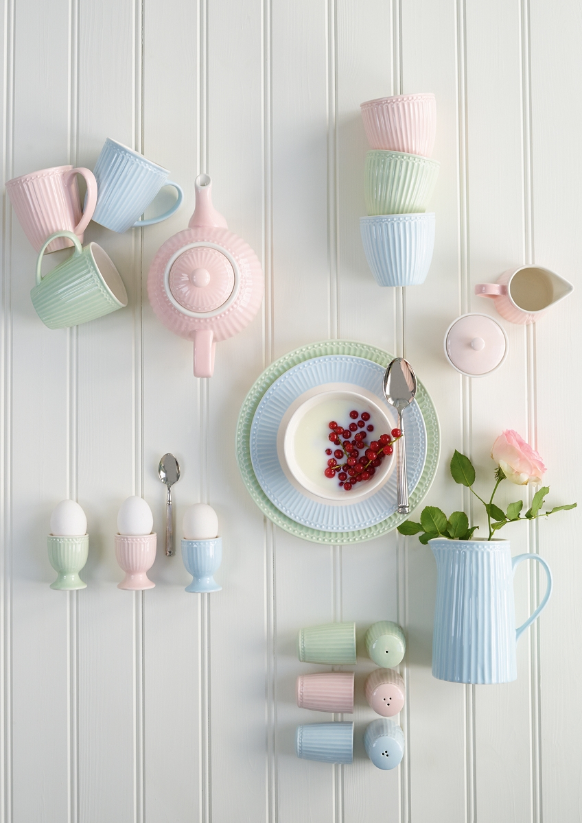 Greengate Alice Speiseteller pale blue 26,5 cm