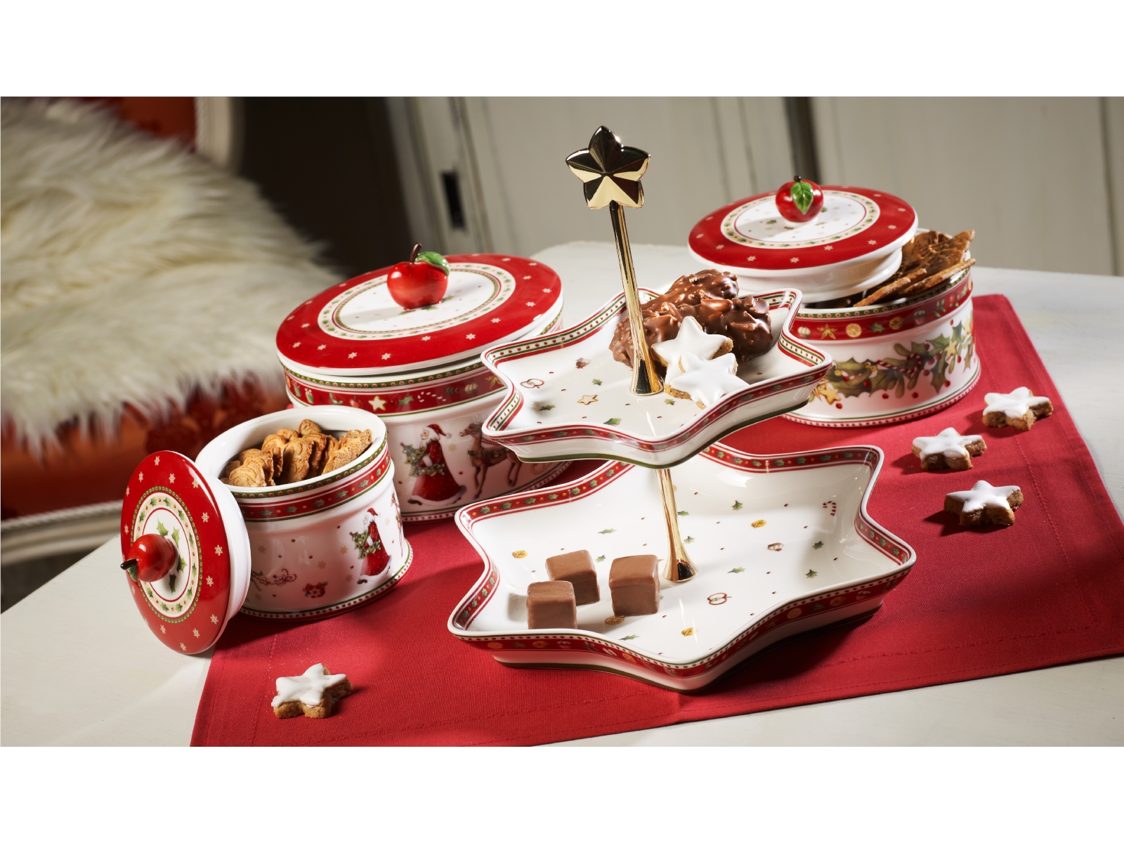 Villeroy &amp; Boch Winter Bakery Delight Gebäckdose mittel Lifestyle 3