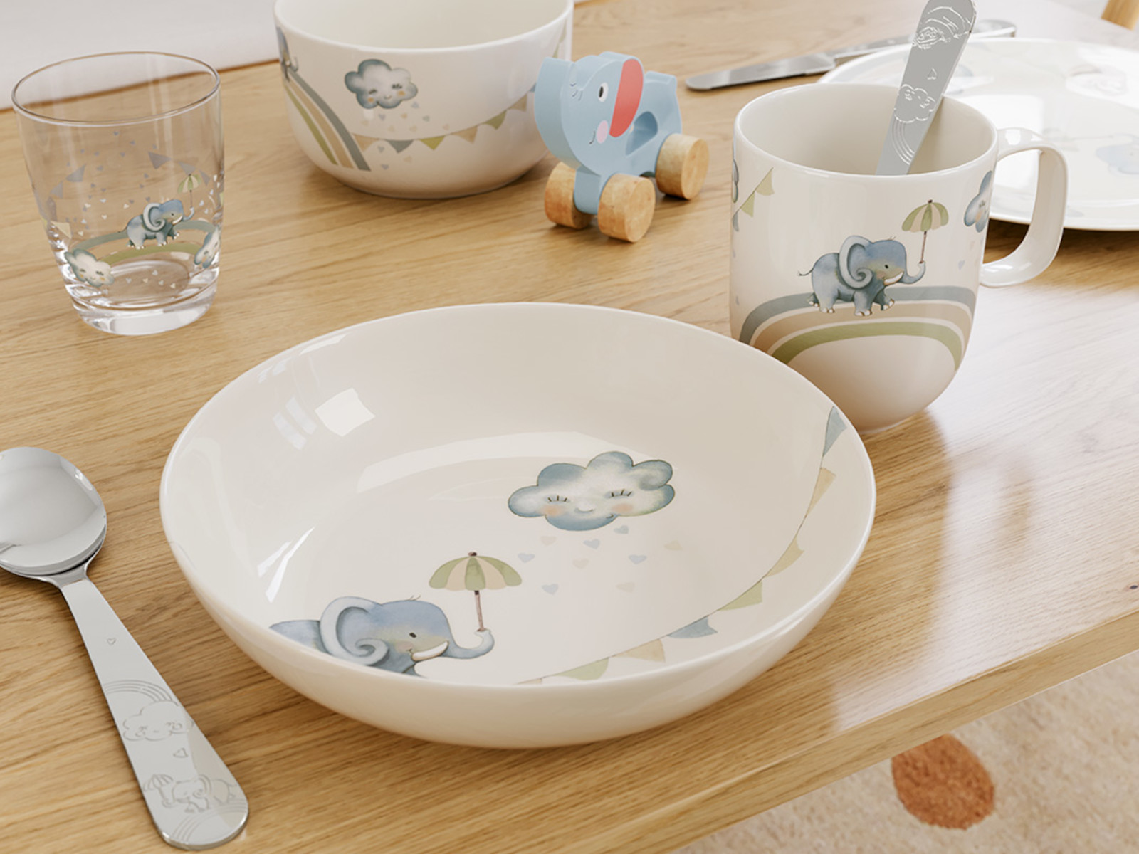 Villeroy & Boch Walk like an Elephant Kinderbecher mit Henkel groß 0,28l