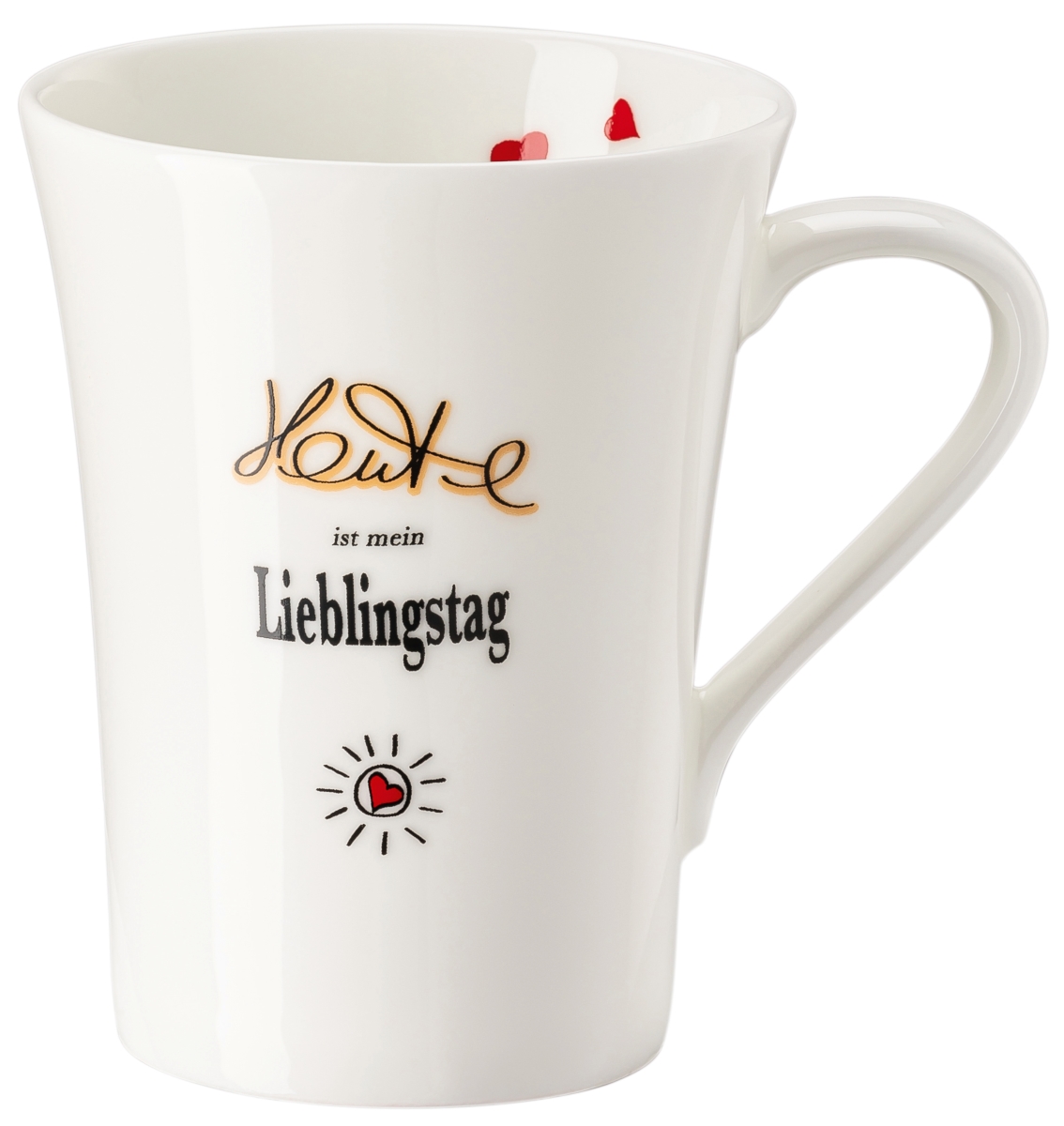 Hutschenreuther My Mug Worte - Lieblingstag Becher mit Henkel 0,4l