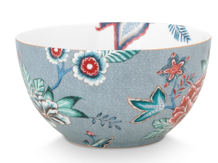 PIP STUDIO Flower Festival Bowl Light Blue 15 cm