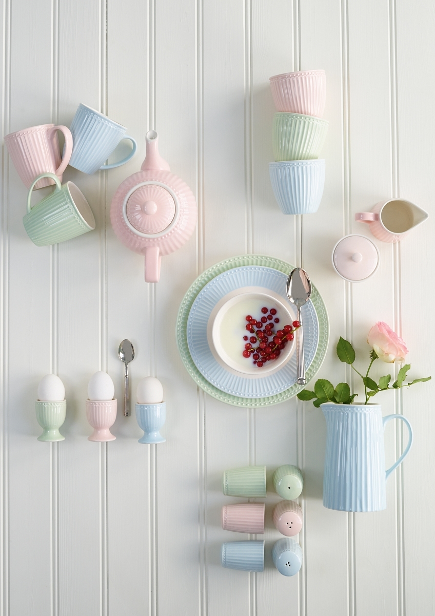 Greengate Alice Zuckerdose pale blue 10 cm