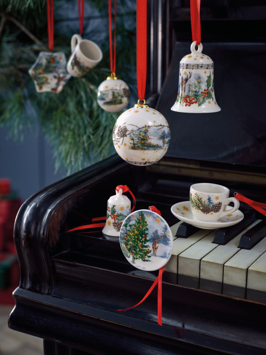 Hutschenreuther Sammelserie 2023 Am Weihnachtsbaum Mini-Set Becher 3tlg Lifestyle