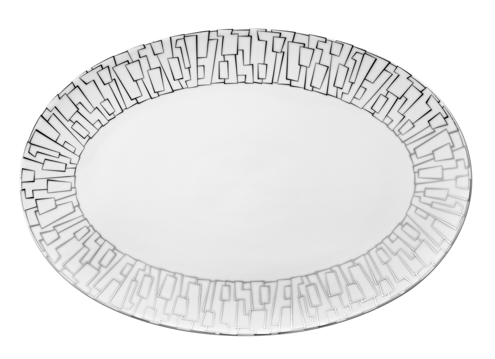 Rosenthal TAC Gropius Skin Platin Platte 25 cm