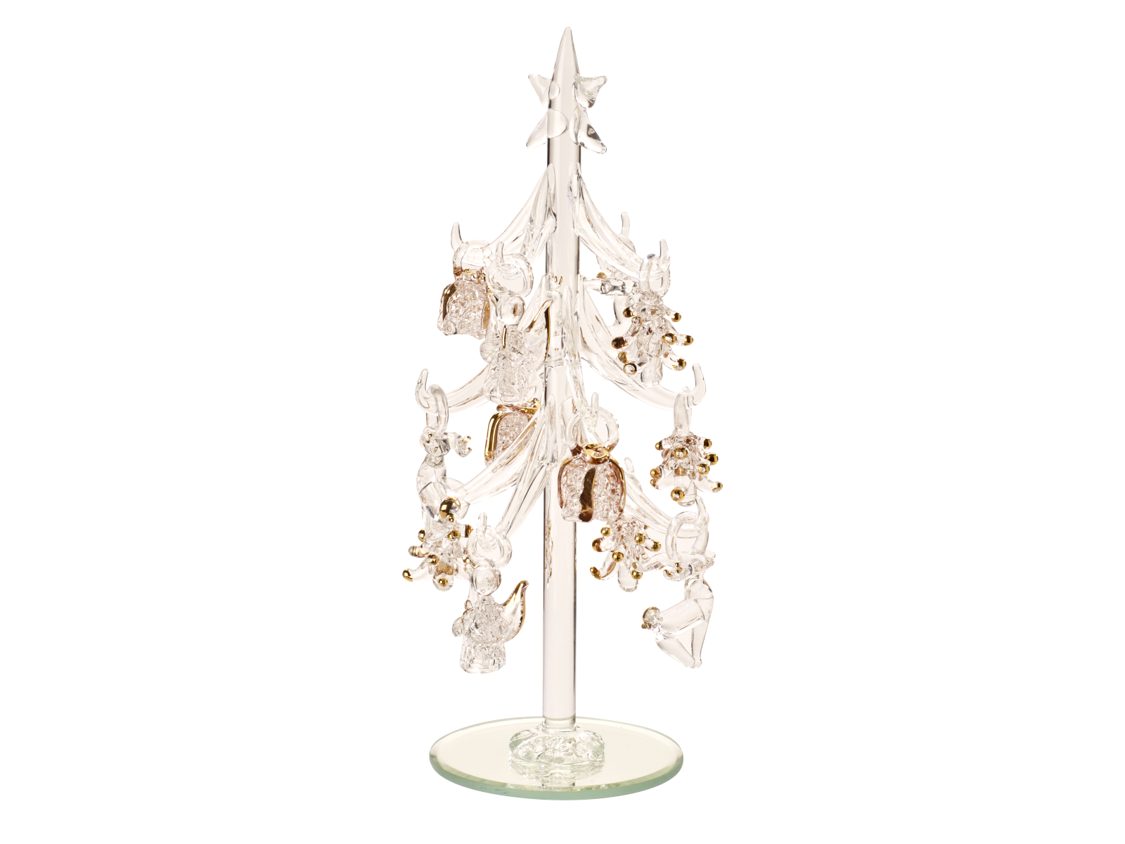 Villeroy &amp; Boch Winter Collage Accessoires Glasbaum mit Ornamenten Freisteller