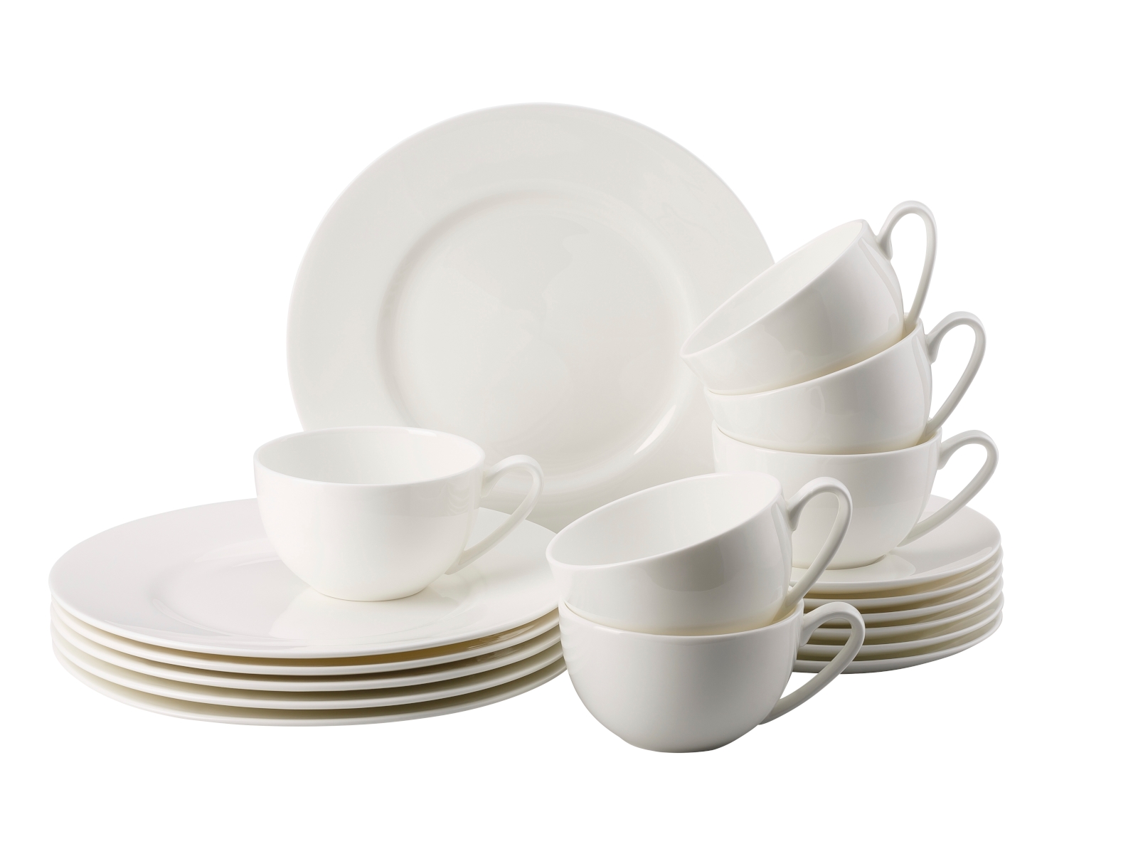 Rosenthal Jade Weiss Kaffeeset 18tlg mit Kombitassen