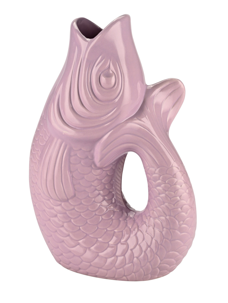 Giftcompany Monsieur Carafon Vase / Karaffe Fisch L lavender 2,7l