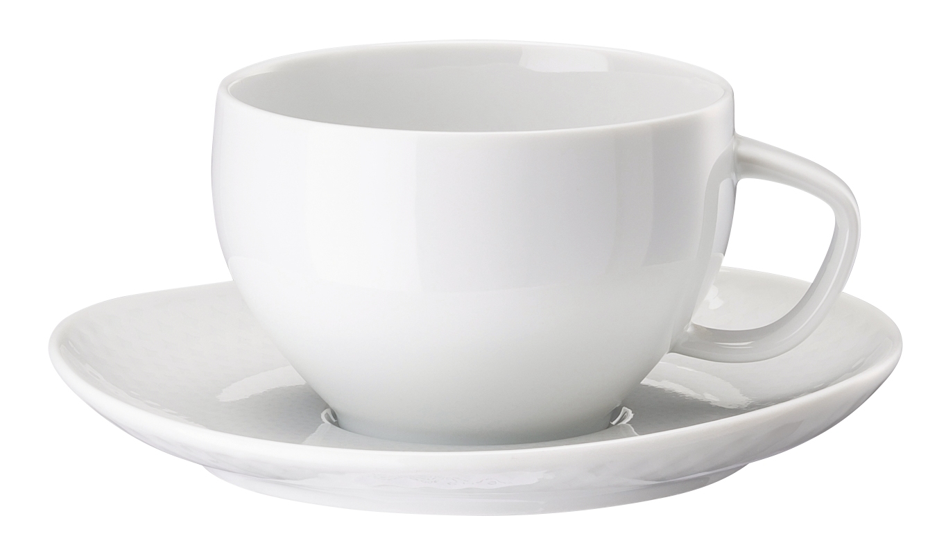 Rosenthal Junto Weiss Teetasse mit Untertasse