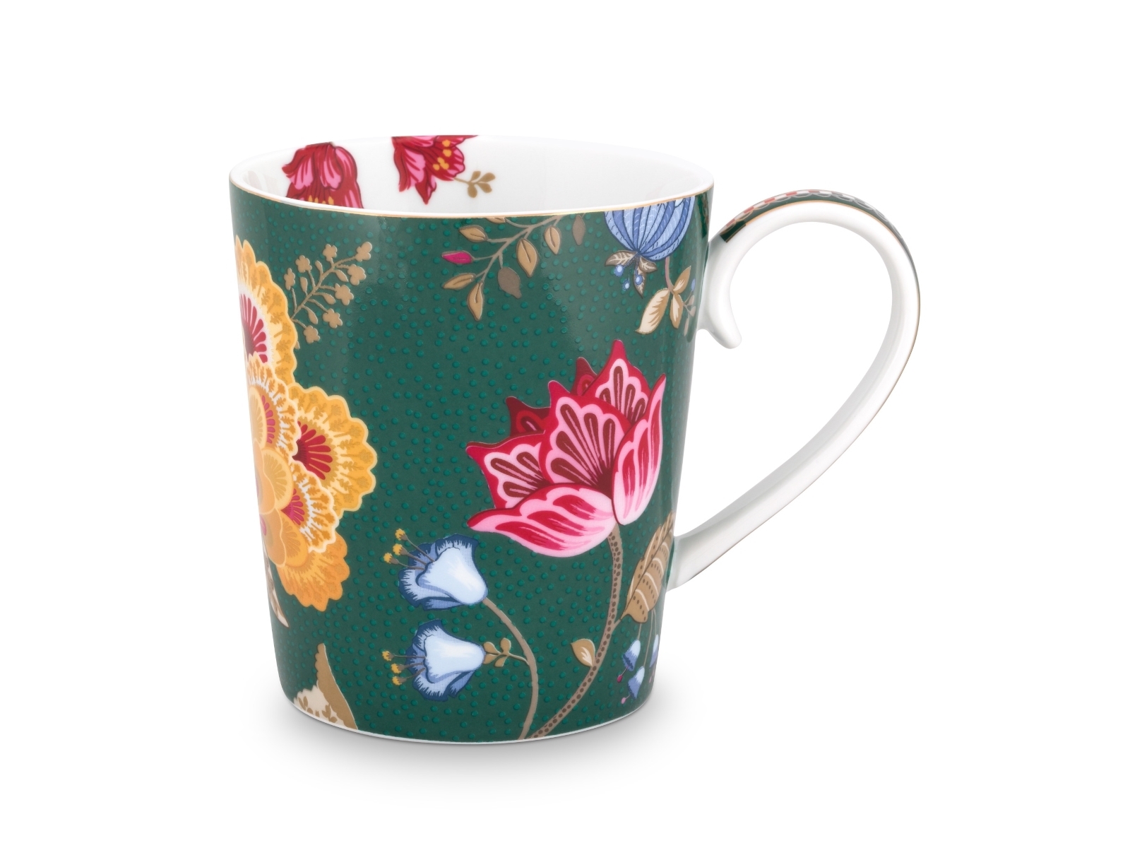 PIP STUDIO Floral Fantasy Alphabet Becher green Z 0,35 l