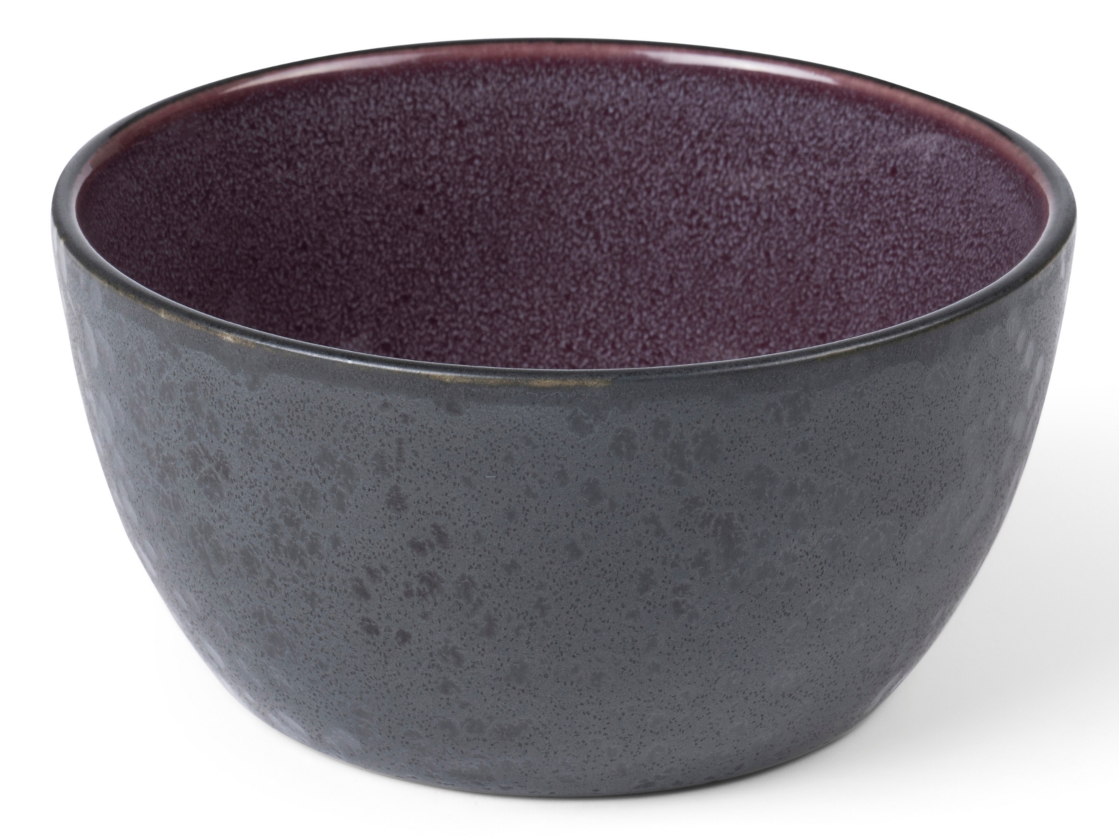 Bitz Bowl matt black / shiny lilac 14 cm