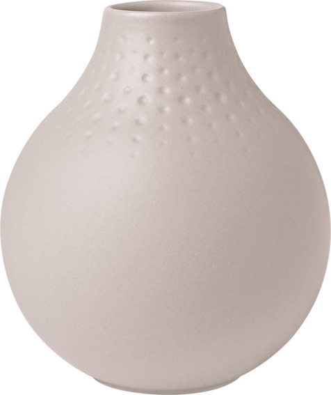 Villeroy & Boch Manufacture Collier beige Vase Perle klein 11,5 cm