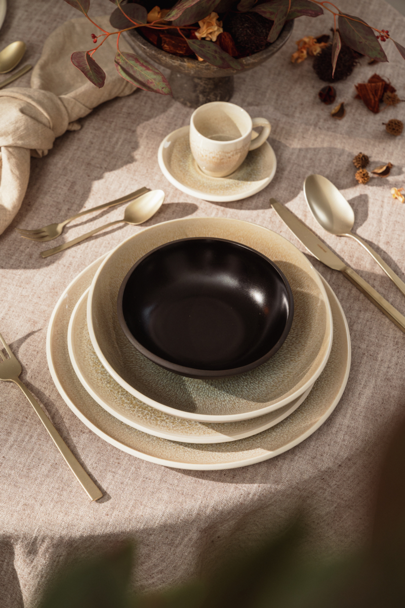 Rosenthal Junto Dune/Slate Grey Kombiset Espresso 24tlg Lifestyle3