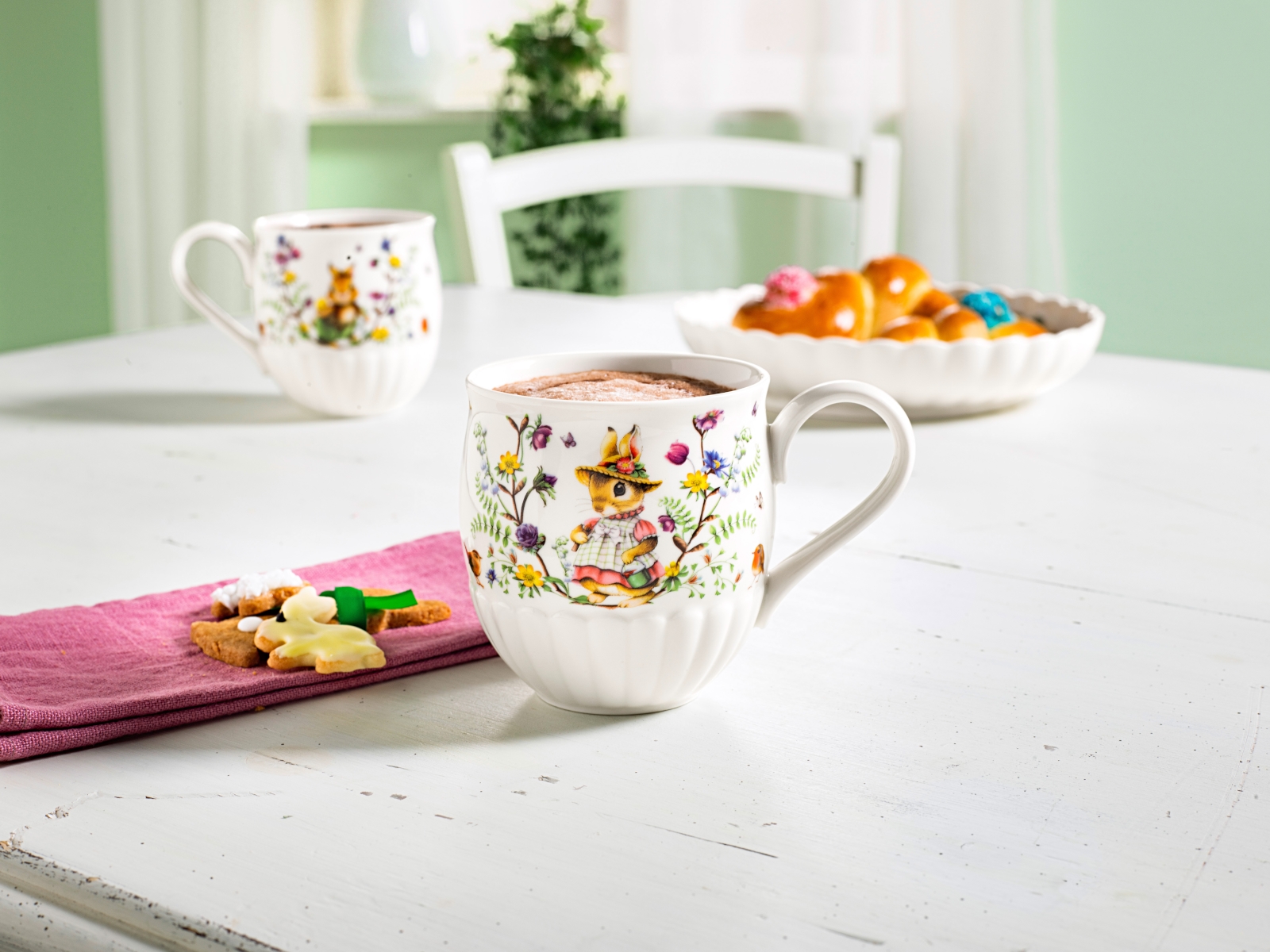 Villeroy & Boch Spring Fantasy Becher mit Henkel Familie 0,44 l