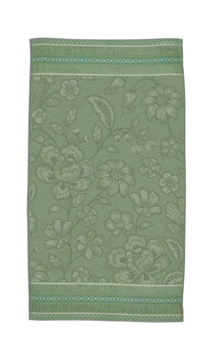 Jasmin Jaquard Handtuch green 55x100cm (1 Stück) bh Freisteller