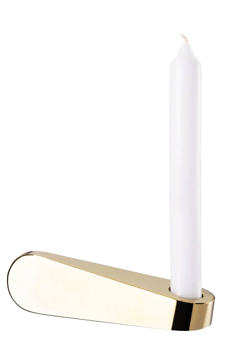 Rosenthal Swan Lights Gold Leuchter 14,5 x 4 cm