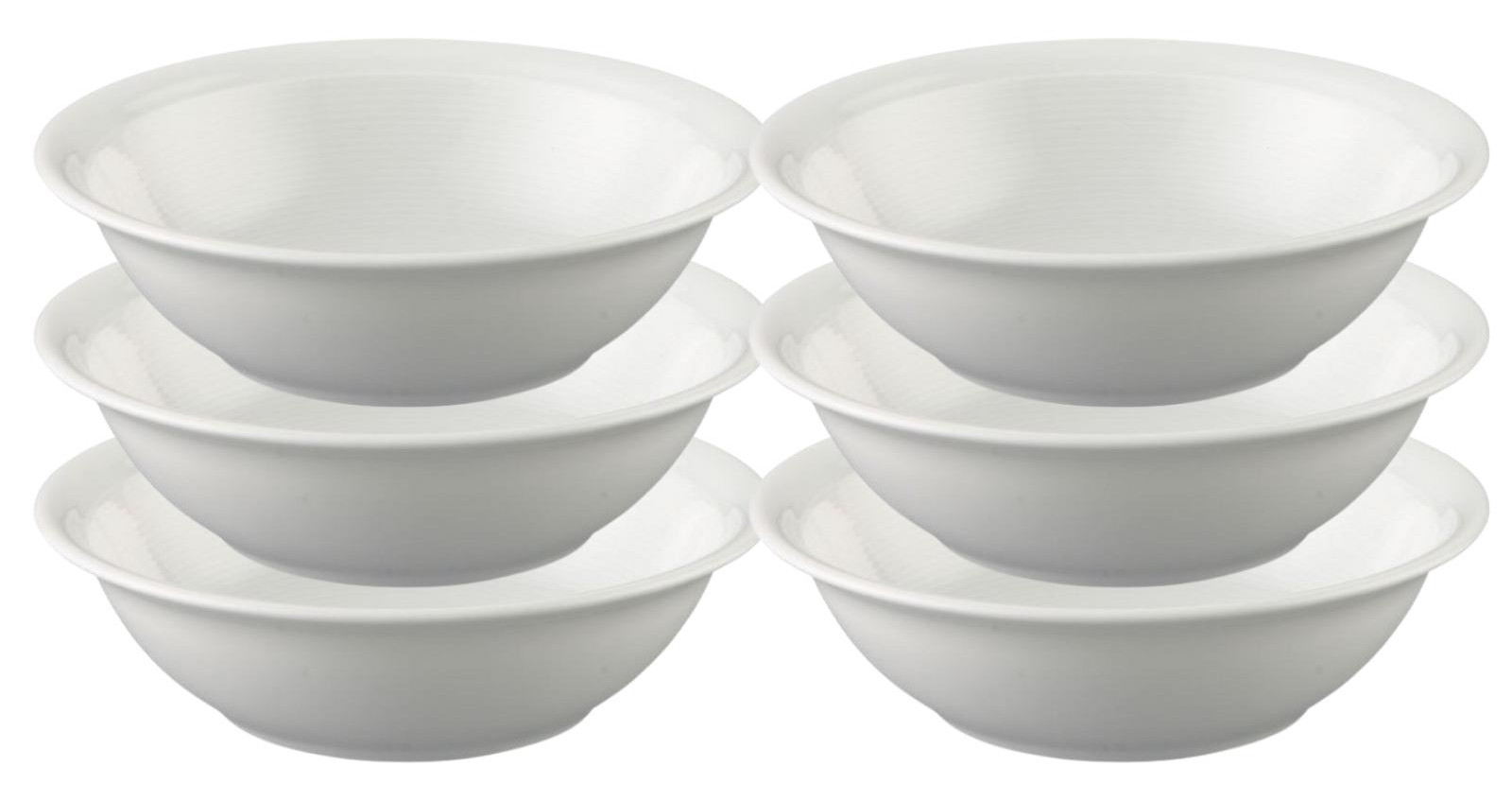 Thomas Trend weiss Bowl 17 cm Set 6tlg