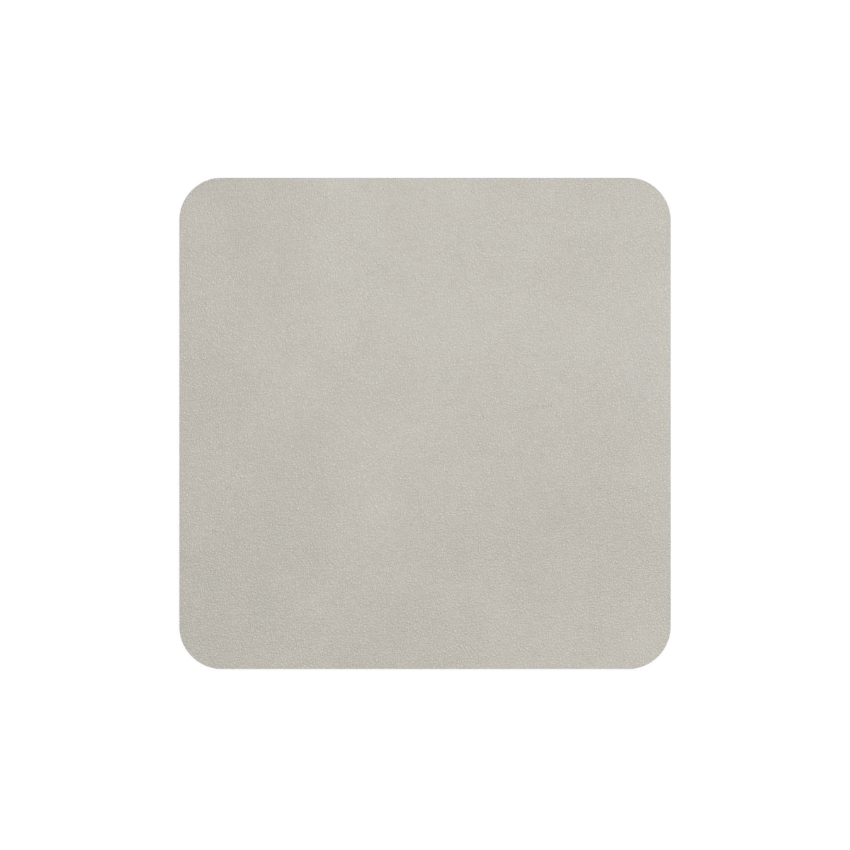 ASA Untersetzer soft leather limestone 10 x 10 cm Set4