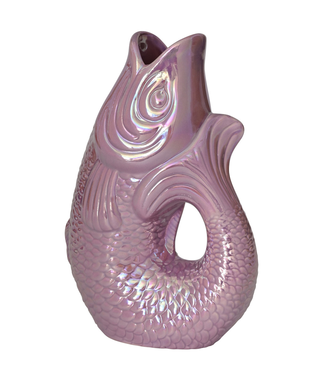 Giftcompany Monsieur Carafon Vase / Karaffe Fisch S rainbow violett 1,2l