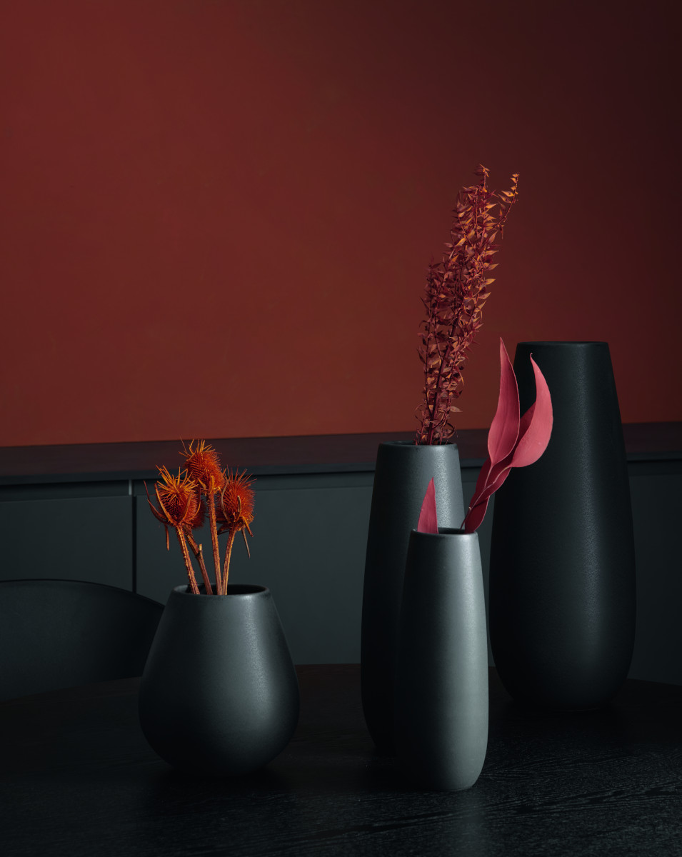 ASA 91033174 Ease Vase black iron Ø 9 cm